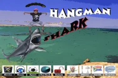 $HangmanShark V1.2 Screenshot Mainscreen.webp