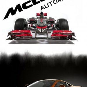 McLaren MP4-12C and Formula One cars