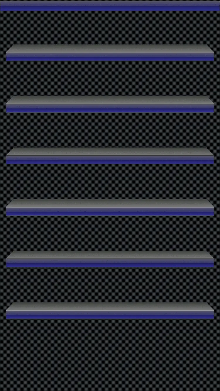 Sapphire shelves