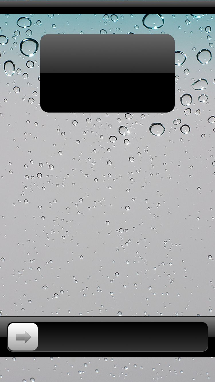 Water for iPhone 6 lock screen